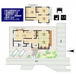 奈良・大阪・滋賀の不動産はフォステールにお任せください ■大和西大寺駅徒歩圏内！平城駅からも徒歩13分の立地■駐車2台可■道路との高低差なし■南西角地！日当たり、通風良好■ゆとりの5LDK